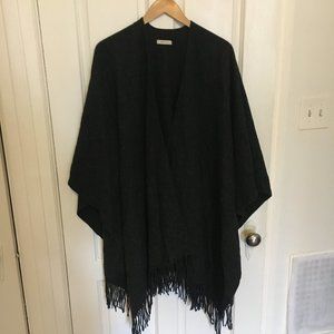 Aritzia Grey Wool Shawl